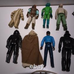 Lot de 16 figurines d'action Kenner Vintage Star Wars des années 70 et 80 #3 Rare et difficile à trouver