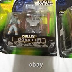 Lot de 7 figurines Star Wars Power of the Force Kenner Vintage Electronic FX / Deluxe