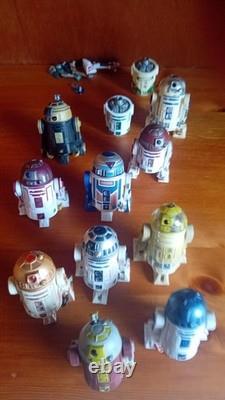Lot de droïdes astromécaniques Star Wars Clone Wars Saga +vintage +usine