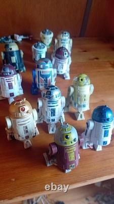 Lot de droïdes astromécaniques Star Wars Clone Wars Saga +vintage +usine