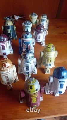Lot de droïdes astromécaniques Star Wars Clone Wars Saga +vintage +usine