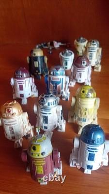 Lot de droïdes astromécaniques Star Wars Clone Wars Saga +vintage +usine