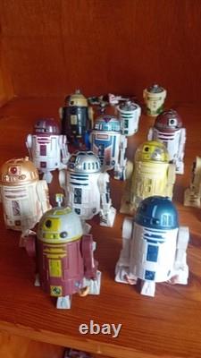 Lot de droïdes astromécaniques Star Wars Clone Wars Saga +vintage +usine