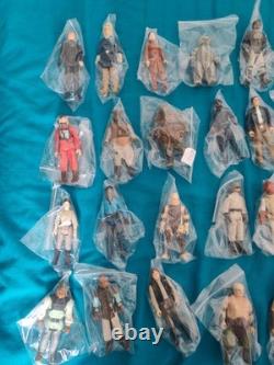Lot de figurines vintage Star Wars, 32 figurines