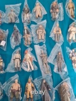 Lot de figurines vintage Star Wars, 32 figurines