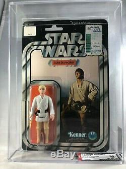 Luke Skywalker 12 Retour B Vintage Kenner 1978 Star Wars Afa 80+ Nm Moc Tatooine