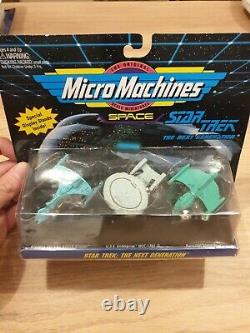 Micro Machines Star Trek Bundle X14 Galoob Vintage Enterprise, Espace Profond Neuf
