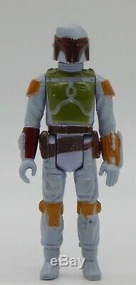 Millésime 1979 Star Wars Boba Fett L'action Figure Pbp Variante Meccano Tri Logo Rare