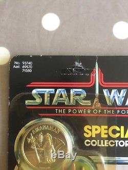 Mocassin Vintage Star Wars Amanaman, Potf Original Avec Chiffre Scellé Coin