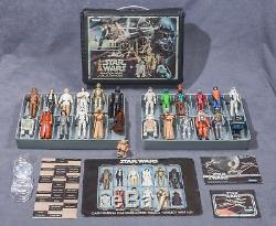 Most Star Wars Vintage 21 Premières Figures! Total 25 Lot Avec 100% D'armes Originales