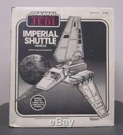 Navette Impériale 1984 Star Wars 100% Complet Vintage Originale Boîte W Inserts