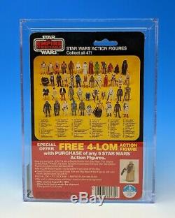 Original 1980 Star Wars Vintage Kenner Boba Fett Moc 47 Retour Esb D'archives Afa 60