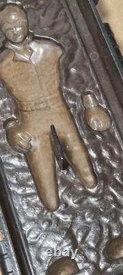 Original Vintage Star Wars Les Derniers 17 Han Solo Dans Carbonite Kenner 1984
