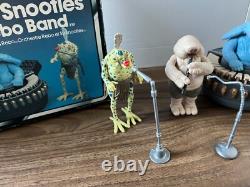 Original vintage Star Wars ROTJ Sy Snootles et le Max Rebo Band + boîte tri logo