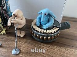 Original vintage Star Wars ROTJ Sy Snootles et le Max Rebo Band + boîte tri logo