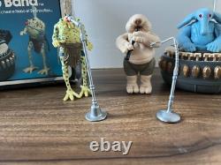 Original vintage Star Wars ROTJ Sy Snootles et le Max Rebo Band + boîte tri logo