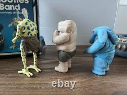 Original vintage Star Wars ROTJ Sy Snootles et le Max Rebo Band + boîte tri logo