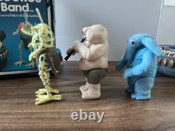 Original vintage Star Wars ROTJ Sy Snootles et le Max Rebo Band + boîte tri logo