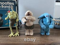 Original vintage Star Wars ROTJ Sy Snootles et le Max Rebo Band + boîte tri logo