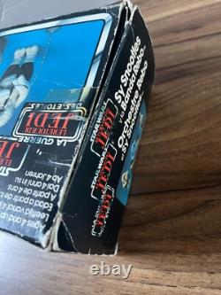 Original vintage Star Wars ROTJ Sy Snootles et le Max Rebo Band + boîte tri logo