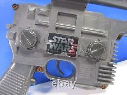 PISTOLETTES LASER VINTAGE STAR WARS EN FONCTION HAN SOLO BLASTER KENNER 1978 COMPLET