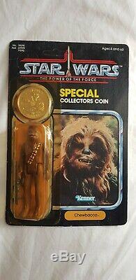 Pièce Vintage 1985 De Kenner Star Wars Potf Cardée Chewbacca 17 Derniers Jouets Moc Rares