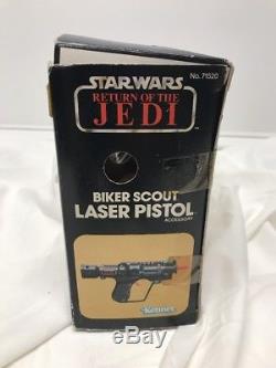 Pistolet Au Laser Biker Scout Laser 1983 Par Star Wars Rotj Vintage Kenner