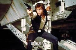 Pistolet/Laser Han Solo Star Wars Kenner de 1977 Vintage en état de marche Blaster