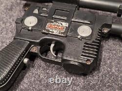 Pistolet laser électrique Han Solo de Star Wars Vintage Blaster taille large des années 1980 ESB