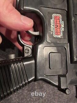 Pistolet laser électrique Han Solo de Star Wars Vintage Blaster taille large des années 1980 ESB