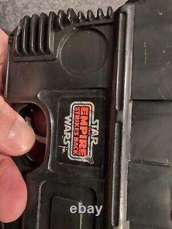 Pistolet laser électrique Han Solo de Star Wars Vintage Blaster taille large des années 1980 ESB