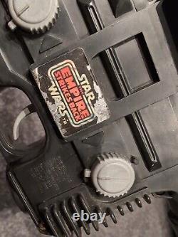 Pistolet laser électrique Han Solo de Star Wars Vintage Blaster taille large des années 1980 ESB