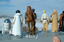 Première 12 Vintage Figures Lot Withcustom Weapons + 1977 Early Bird Display Star Wars
