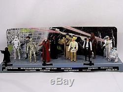 Présentoir De Courrier Star Wars Vintage Et Premières Figurines De 12 Figurines Kenner Look