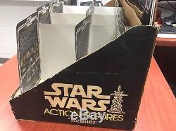 Présentoir Et Casier D'affichage De Magasin 12-arrière Vintage De Kenner Star Wars + 12-a Set Cardback