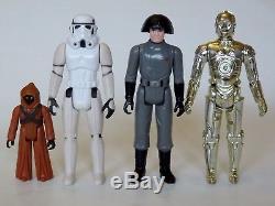 Présentoir Vintage Star Wars 1977 Mail Away & First 12 Figurines D'action Kenner