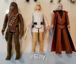 Présentoir Vintage Star Wars 1977 Mail Away & First 12 Figurines Kenner