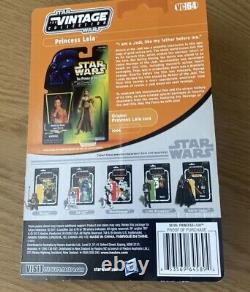 Princess Leia Slave Tvc Vc64 Rare Revenge Card Plus Star-case Protecteur