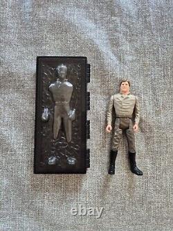 RARE Vintage 1984 Star Wars Han Solo avec la chambre de carbonite (LFL)