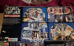 Rare Star Wars Vintage Palitoy Death Star Playset Avec La Boîte (98% Complète)