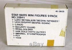 Rare! Vintage Kenner Star Wars Lâche Esb Figure Mailer Pack 9 Figures Dans Le Joint