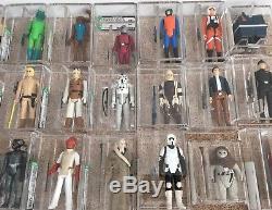 Rare Vintage Star Wars 95 Figure Afa Figure Complet Complet Set 85 85+ U85 90 U90
