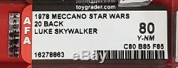 Rare Vintage Star Wars Meccano 20 Retour Luke Skywalker Afa 80 Y-nm (80/85/85)