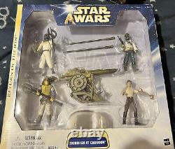 Retour De La Collection De La Vinture De Star Wars Du Skiff Jedi Tatooine + Battle Pack Nouveau