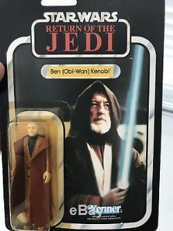 Retour Du Jedi Obi-wan Kenobi Action Figure 77 Back Moc Dans Le Retour Vintage Star Wars
