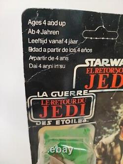 STAR WARS HAN SOLO TRENCH COAT VINTAGE 79 BACK 1983 FIGURE TRI LOGO Non perforé<br/>		 <br/>
	(Note: The French translation provided does not include the term 'unpunched' as it does not directly translate in this context. Instead, it is specified that the figure is non-perforated.)