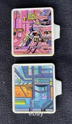STAR WARS VINTAGE 8 POUCES POUPEE R2-D2 COMPLETE AVEC LES PLANS DE L'ÉTOILE DE LA MORT