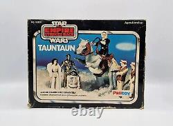 STAR WARS VINTAGE ? TAUNTAUN ? FIGURINE PALITOY À VENTRE SOLIDE AVEC BOÎTE INSÉRÉE E156