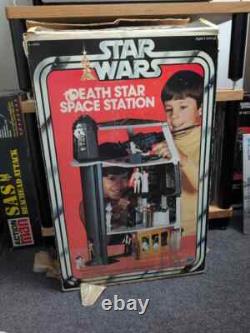 STATION SPATIALE ÉTOILE DE LA MORT STAR WARS VINTAGE EN BOÎTE (Incomplet) KENNER ANNÉES 1980