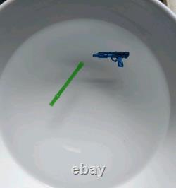 Sabre Pop-up Glasslite Star Wars Vintage et Blaster métallique PBP de Bespin